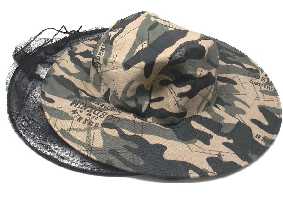 Cappello mimetico Moschito con rete per protezione da insetti