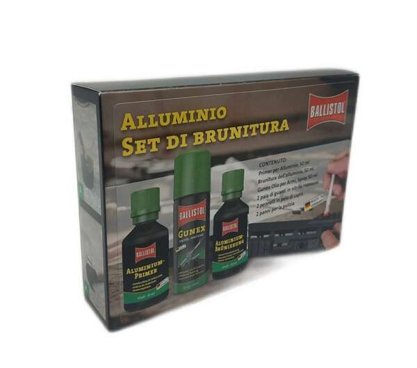 Set Brunitore Ballistol per Alluminio - immagine 2