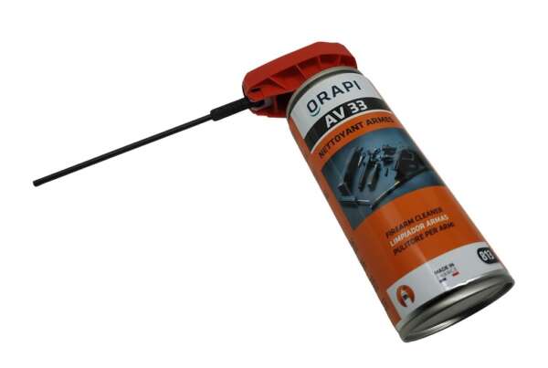 Olio Orapi AV33 813 Pulitore per armi 150 ml con beccuccio pieghevole direzionabile