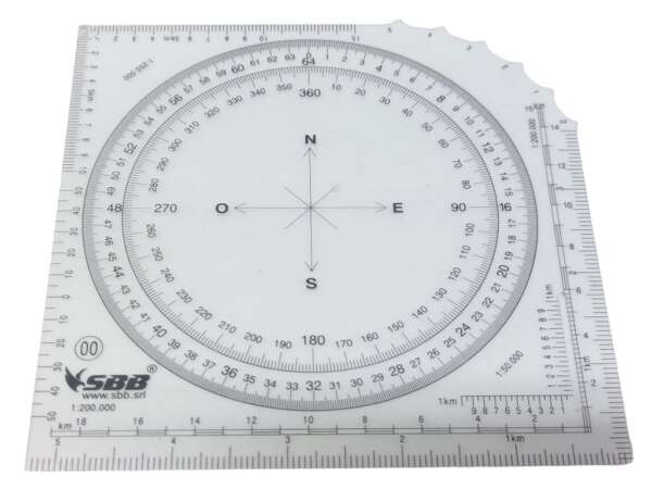 Coordinatometro SBB per mappe topografiche