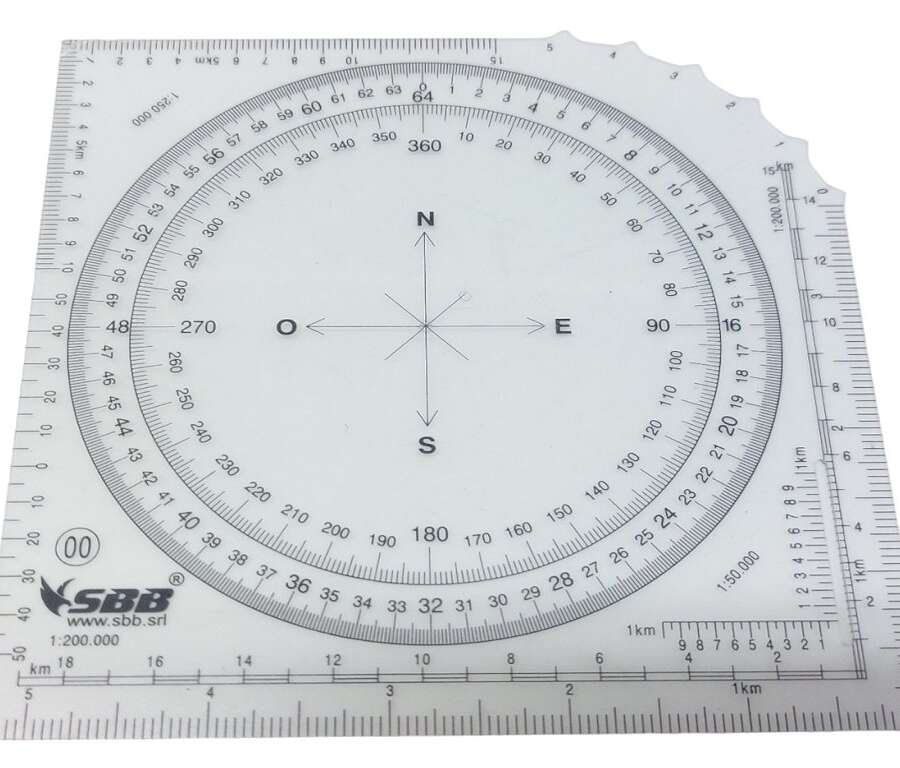 Coordinatometro SBB per mappe topografiche