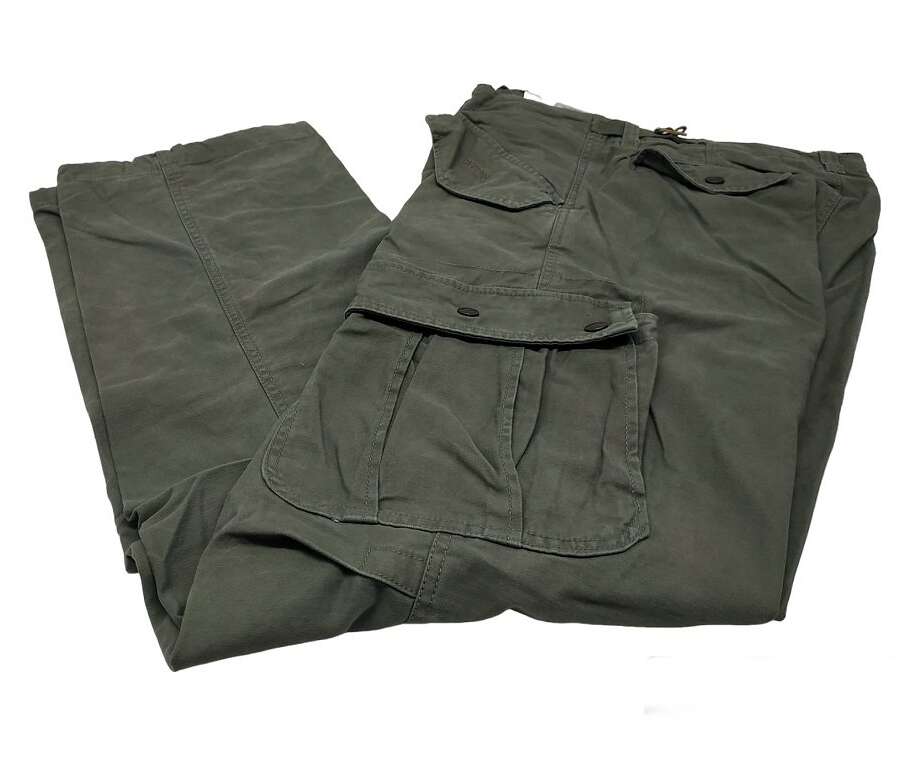 Pantalone Caccia 100 cotone Washed verde - L
