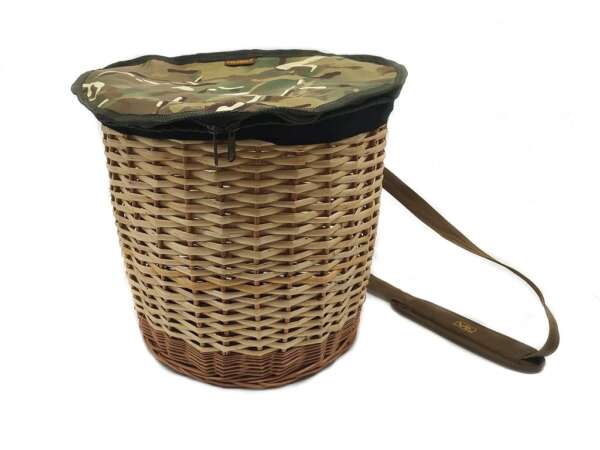 Cesta Delfiero di Vimini Ucraino Grande 27 litri per Funghi