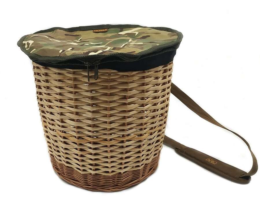 Cesta Delfiero di Vimini Ucraino Grande 27 litri per Funghi