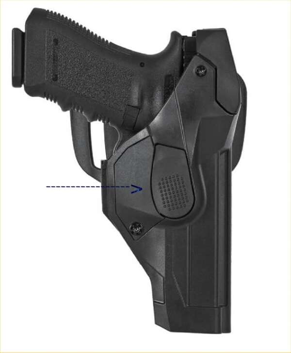 Pulsante di Ricambio e protezione per Fondina Vega Cama DCH8 e DCH08 - immagine 3