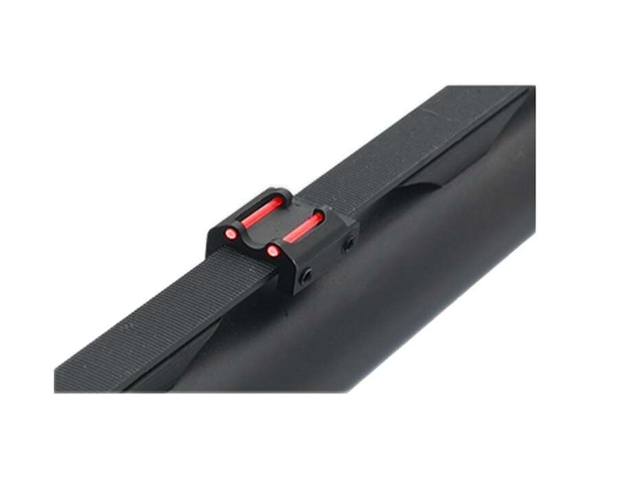 Mirino Tacca di mira fibra rossa per bindella fucile da 6 a 8 mm