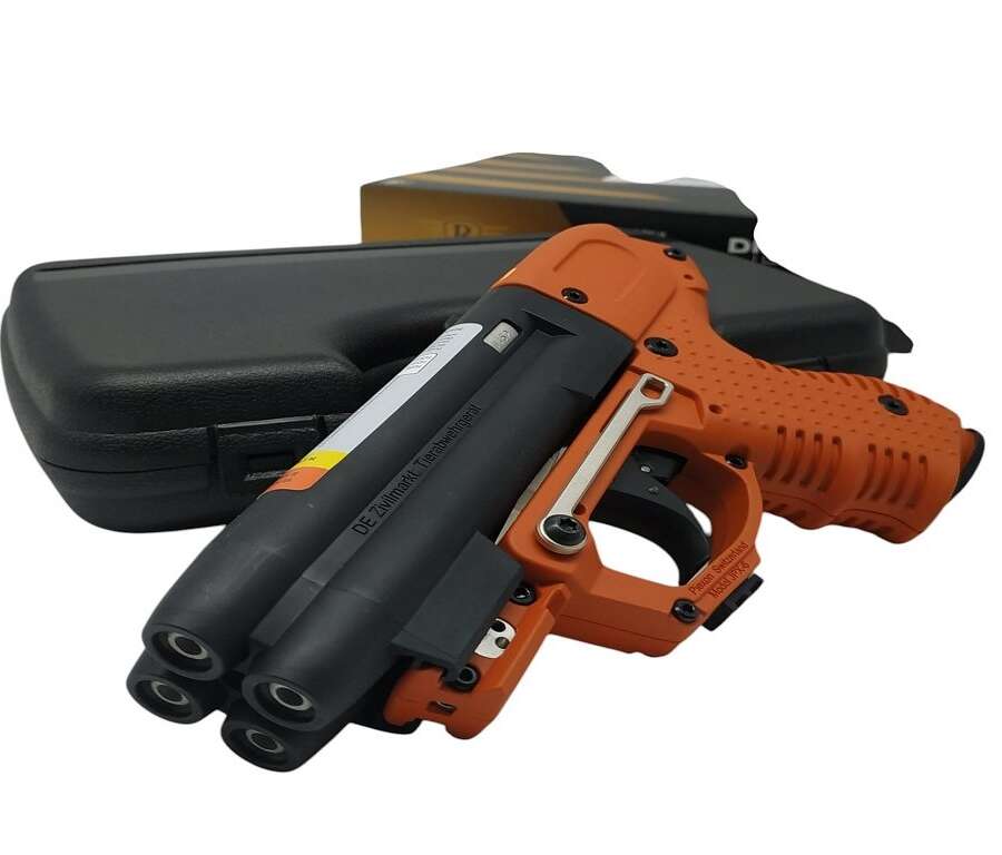 Pistola antiaggressione al Peperoncino Radar Piexon JPX6 con laser lunga gittata