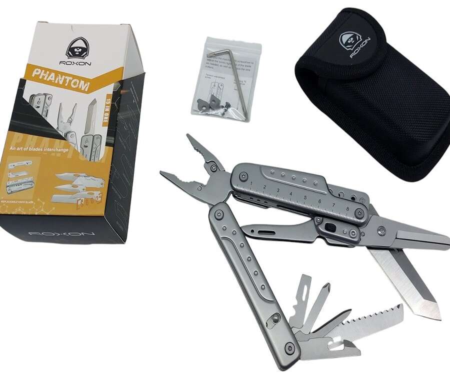 Pinza Roxon Multiuso S802 phantom in acciaio Inox