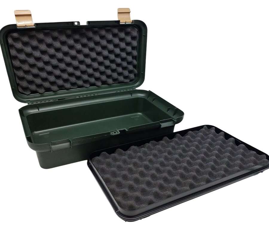 Valigetta MTM verde multiuso verde tiro con 2 ripiani