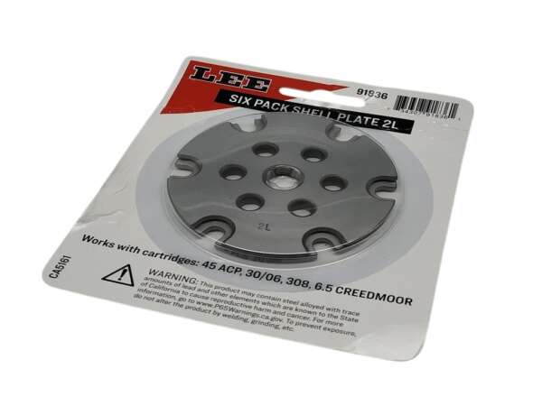 Lee shell plate 2L 91836 per pressa Six Pack Pro 45 acp - immagine 2