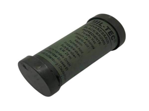 Cera trucco stick bicolore nero marrone Militec - immagine 2