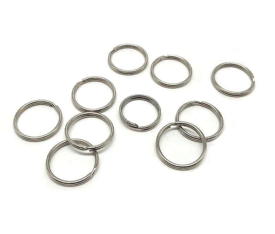 Anelli porta chiavi 10 pezzi