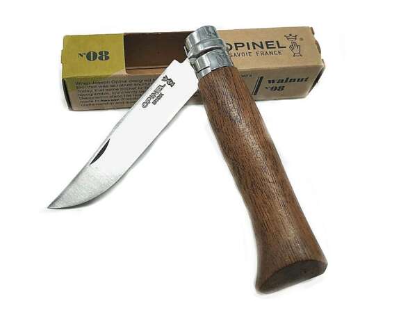 Coltello Opinel manico Noce numero 8