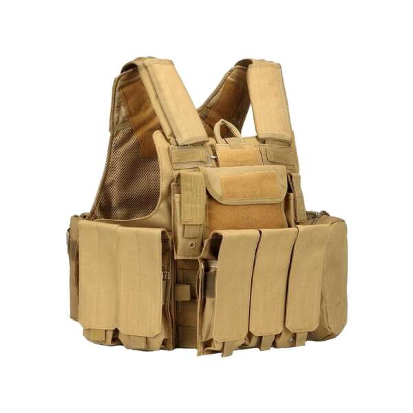 ROYAL TACTICAL VEST TAN (V1026T) - immagine 2